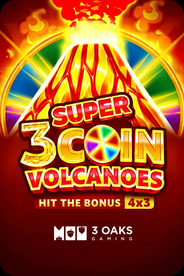 Super 3 Coin Volcanoes slotu Glory Casino-da